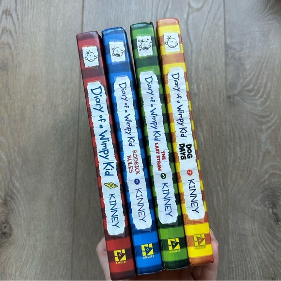 DIARY of a Wimpy Kid Book Lot Kids Books Series 4 Books - Picture 1 of 3